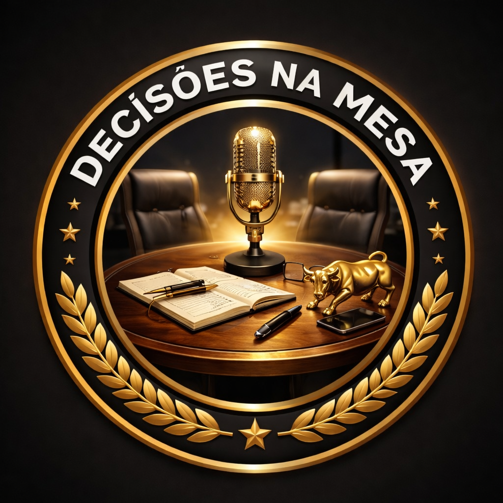 Decisões na Mesa — Logo oficial